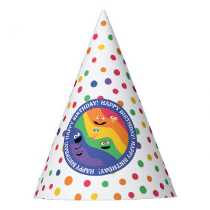 Sesame Street Pals Rainbow Happy Birthday Party Hat