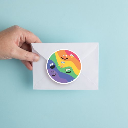 Sesame Street Pals Rainbow Sticker