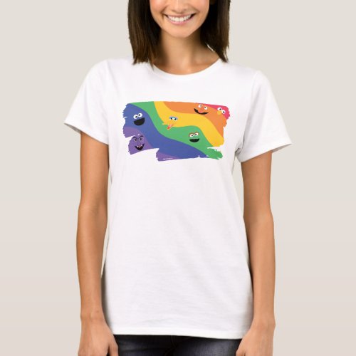 Sesame Street Pals Rainbow T_Shirt