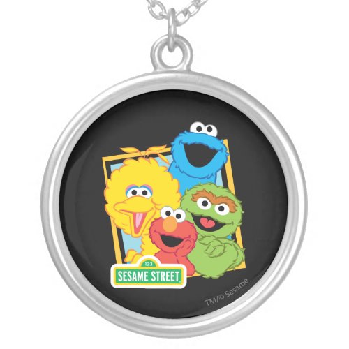 Sesame Street Pals Silver Plated Necklace