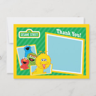 Sesame Street Pals Thank You Card