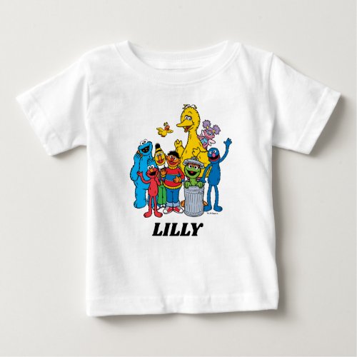 Sesame Street Pals Waving Baby T_Shirt