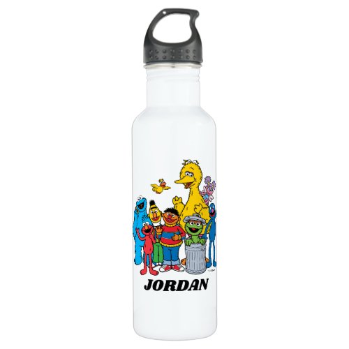 Sesame Street Pals Waving Stainless Steel Water Bottle