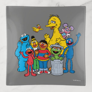 Sesame Street Pals Waving Trinket Tray