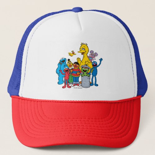 Sesame Street Pals Waving Trucker Hat