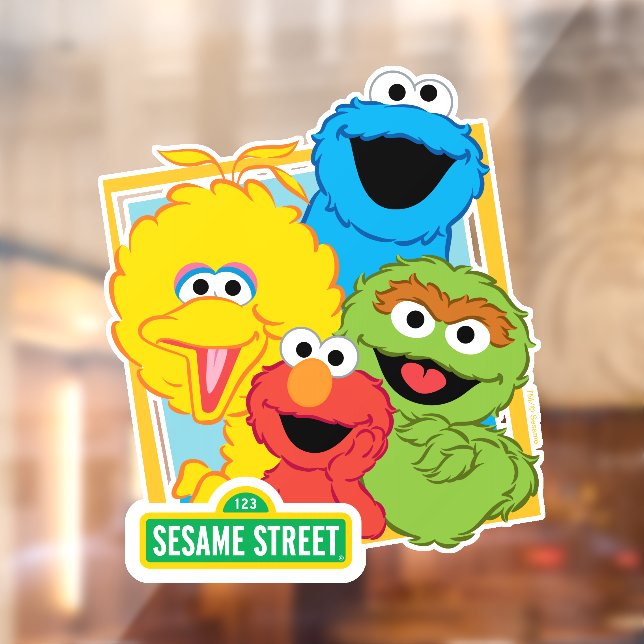 Sesame Street Pals Window Cling (Sheet 2)