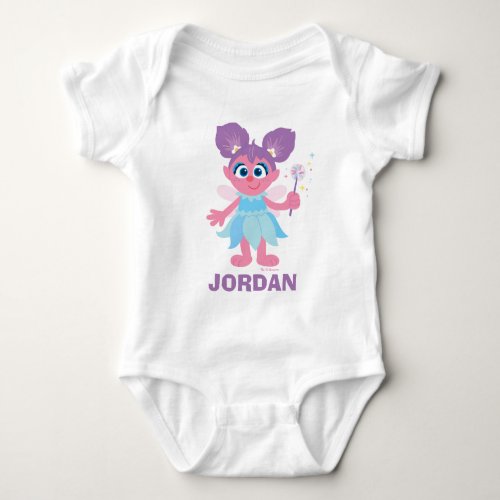 Sesame Street  Personalized Abby Cadabby Baby Bodysuit