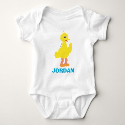 Sesame Street  Personalized Big Bird Baby Bodysuit