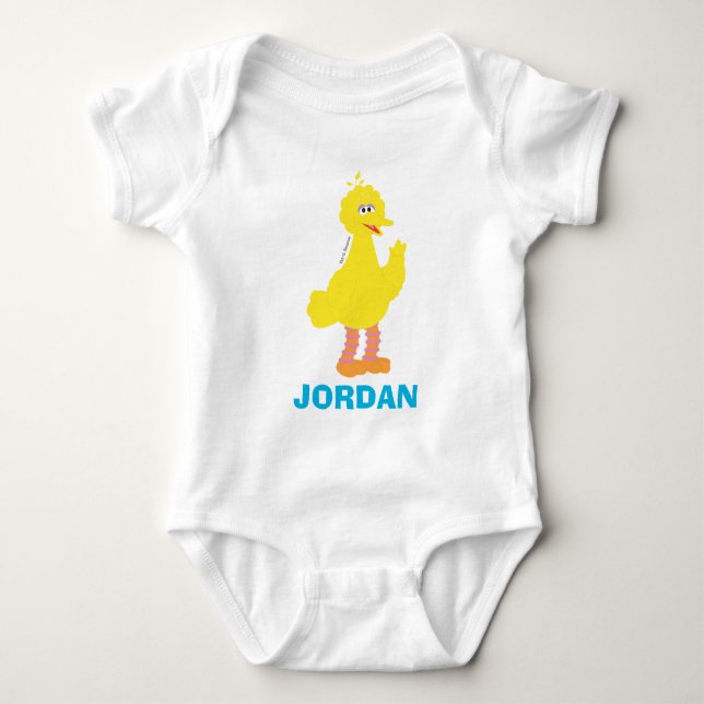 Sesame Street | Personalized Big Bird Baby Bodysuit (Front)