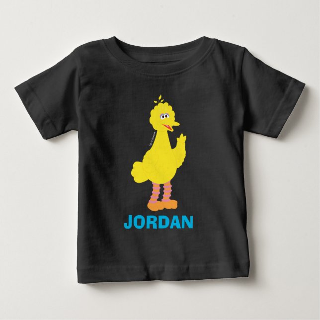 Sesame Street | Personalized Big Bird Baby T-Shirt (Front)