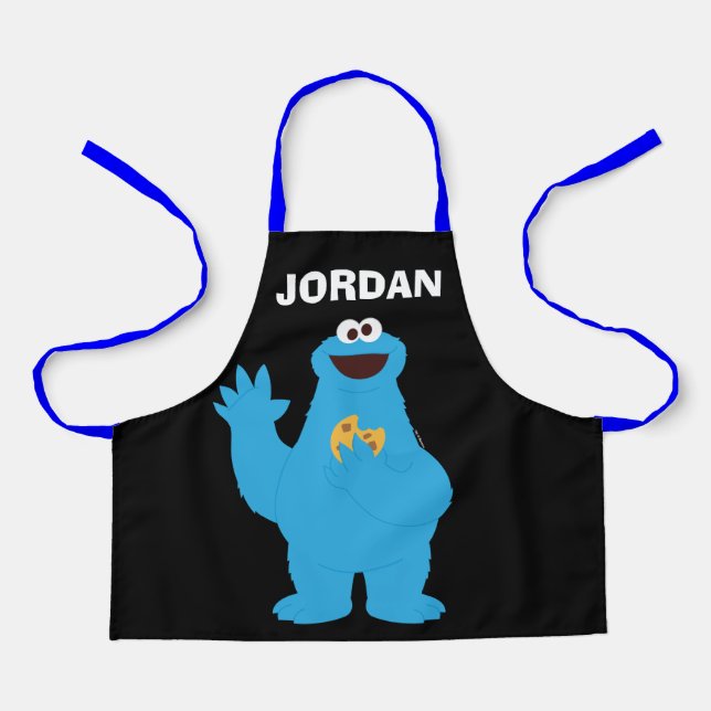 Sesame Street | Personalized Cookie Monster Apron (Front)