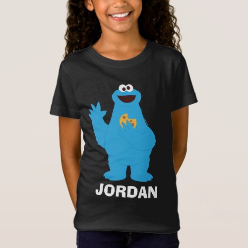 Sesame Street  Personalized Cookie Monster Baby B T_Shirt