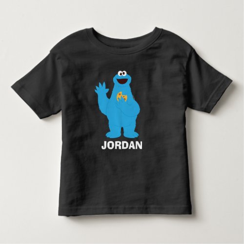 Sesame Street  Personalized Cookie Monster Baby B Toddler T_shirt