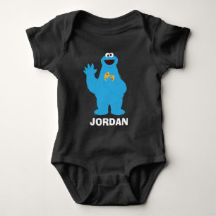 Sesame Street Personalized Cookie Monster Baby Bodysuit