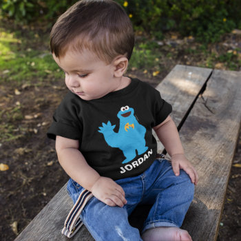 Sesame Street | Personalized Cookie Monster Baby T-shirt by SesameStreet at Zazzle