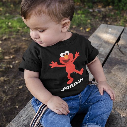 Sesame Street  Personalized Elmo Baby T_Shirt
