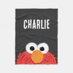 Sesame Street | Personalized Elmo Big Face Fleece Blanket