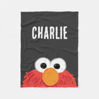 Sesame Street Personalized Elmo Big Face Fleece Blanket Zazzle