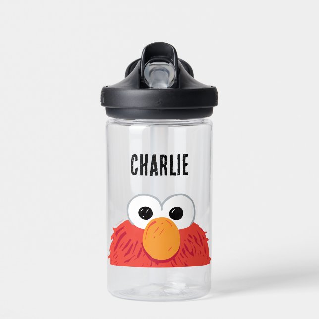 Sesame Street | Personalized Elmo Big Face Water Bottle (Front)