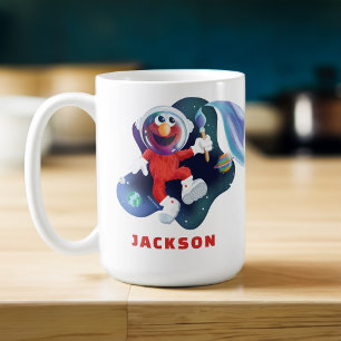 Sesame Street Personalized Elmo Outer Space Coffee Mug