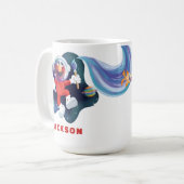 Sesame Street | Personalized Elmo Outer Space Coffee Mug (Front Left)