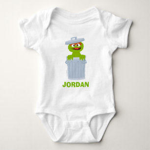 Sesame Street   Personalized Oscar the Grouch Baby Bodysuit