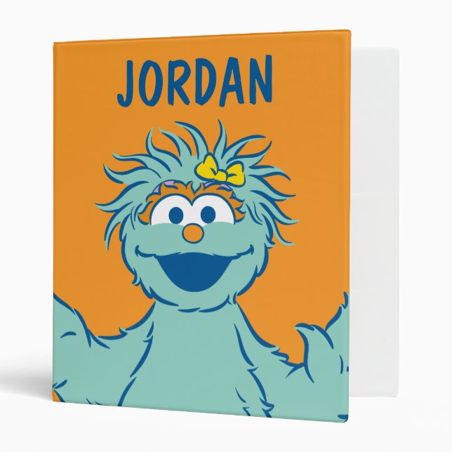 Sesame Street | Personalized Rosita 3 Ring Binder (Front/Inside)