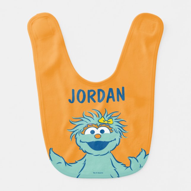 Sesame Street | Personalized Rosita Baby Bib (Front)