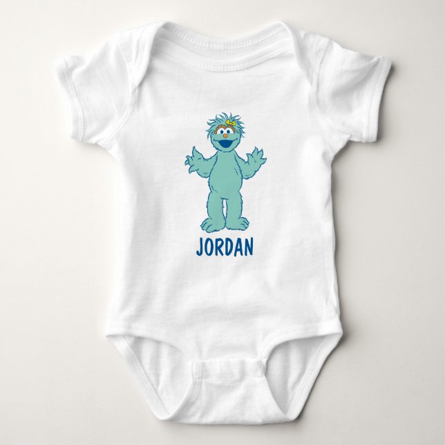 Sesame Street | Personalized Rosita Baby Bodysuit (Front)