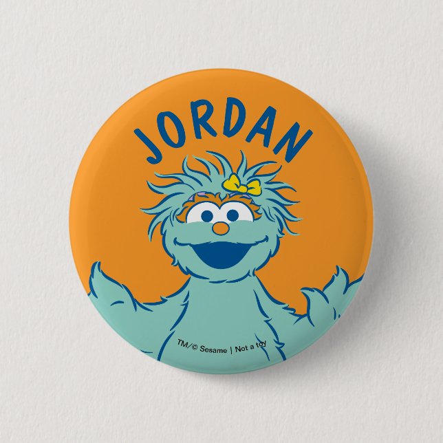 Sesame Street | Personalized Rosita Button (Front)