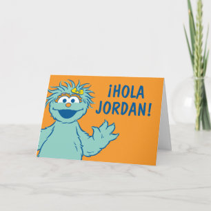 Sesame Street Personalized Rosita Card