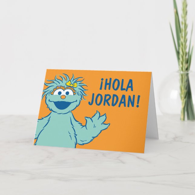 Sesame Street | Personalized Rosita Card (Front)