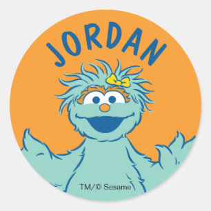 Sesame Street Personalized Rosita Classic Round Sticker