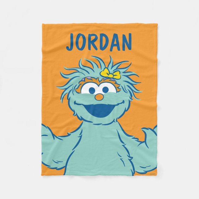 Sesame Street | Personalized Rosita Fleece Blanket (Front)