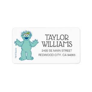 Sesame Street   Personalized Rosita Label
