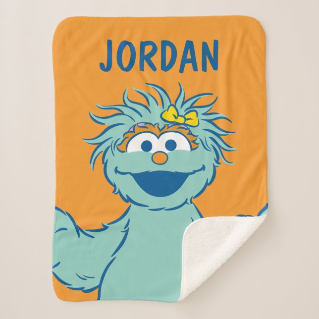 Sesame Street | Personalized Rosita Sherpa Blanket (Front)