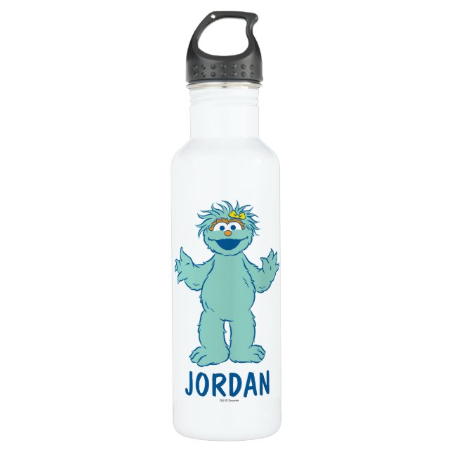 Sesame Street | Personalized Rosita Stainless Steel Water Bottle (Front)