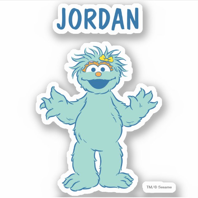 Sesame Street | Personalized Rosita Sticker (Front)