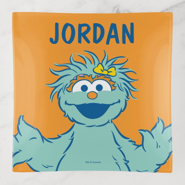 Sesame Street | Personalized Rosita Trinket Tray (Front)