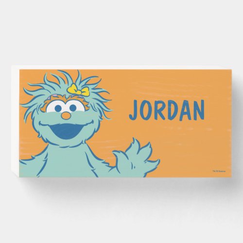 Sesame Street  Personalized Rosita Wooden Box Sign