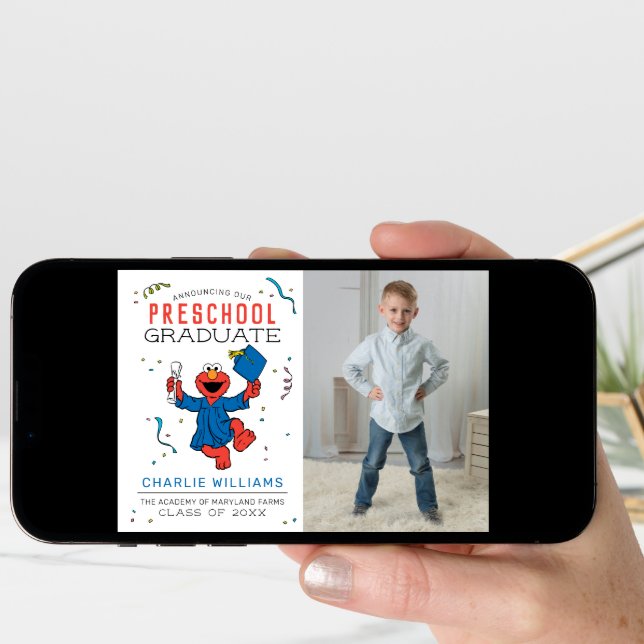 Sesame Street | Preschool Graduate - Photo Announcement (Front Digital)