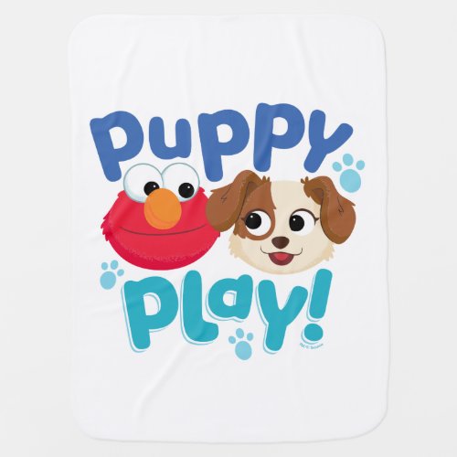 Sesame Street  Puppy Play Elmo  Tango Baby Blanket