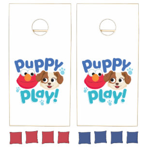 Sesame Street Puppy Play Elmo & Tango Cornhole Set