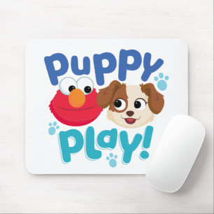 Sesame Street Puppy Play Elmo & Tango Mouse Pad