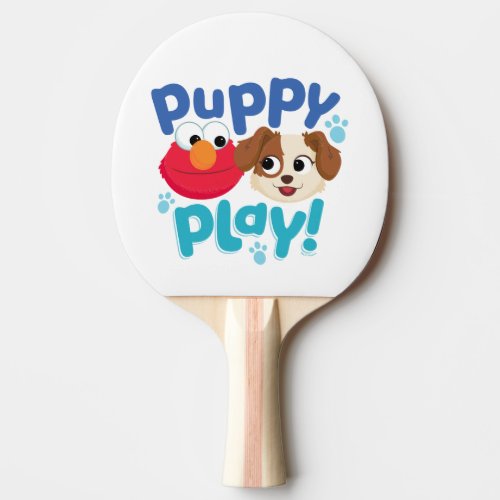 Sesame Street  Puppy Play Elmo  Tango Ping Pong Paddle