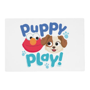 Sesame Street   Puppy Play Elmo & Tango Placemat