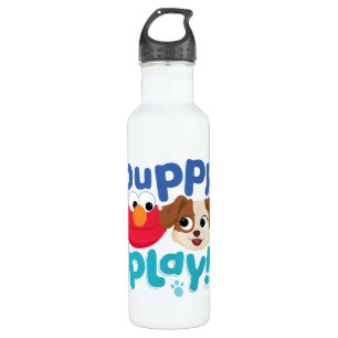 Sesame Street   Puppy Play Elmo & Tango Stainless Steel Water Bottle