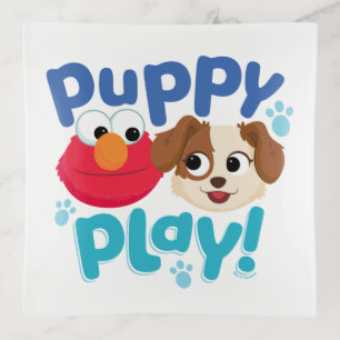 Sesame Street Puppy Play Elmo & Tango Trinket Tray