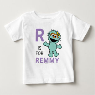 Sesame Street R is for Rosita Add Your Name Baby T-Shirt