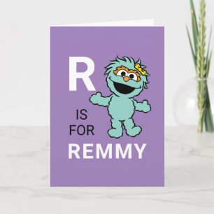 Sesame Street   R is for Rosita   Add Your Name Card